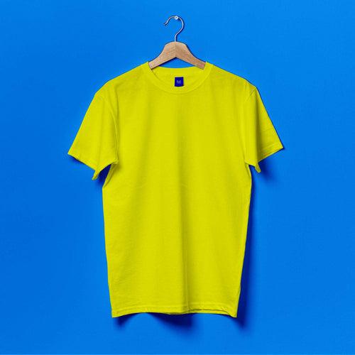 Plain Unisex Round Neck T-shirt