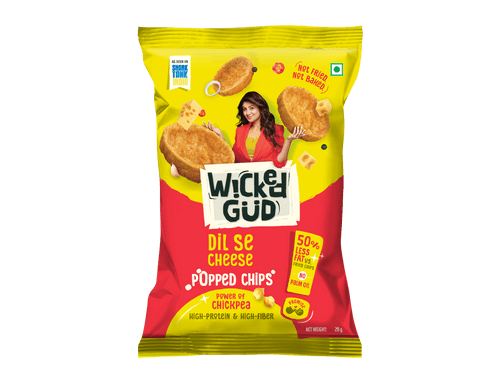 Chickpea Popped Chips - Dil se cheese 20gm