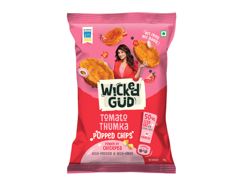 Chickpea Popped Chips - Tomato Thumaka 20gm