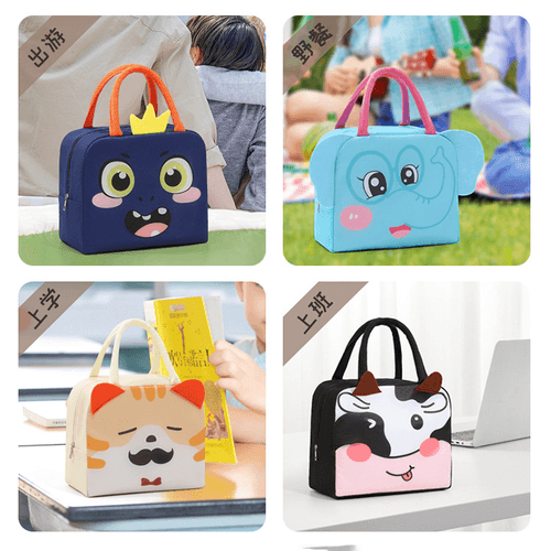 3D Cartoon Portable Thermal Multipurpose/Lunch Bag