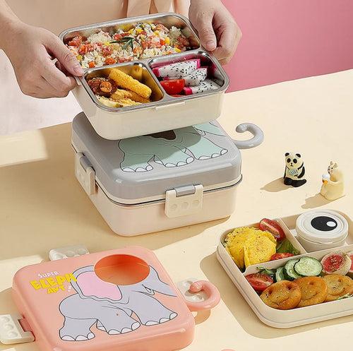 Carnival Stainless Steel Lunch Box - Elephant