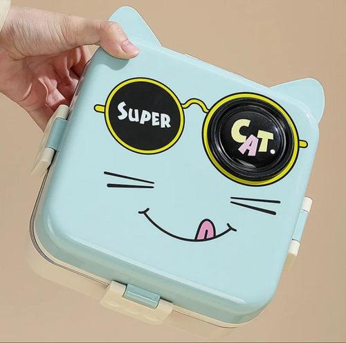 Carnival Stainless Steel Lunch Box - Cat