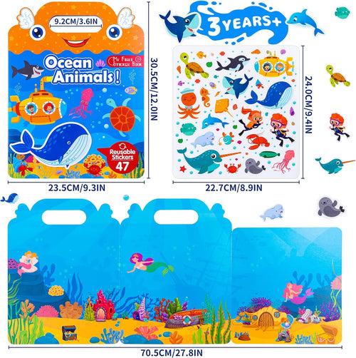 Children's Reusable Sticker Book | Educational Toys