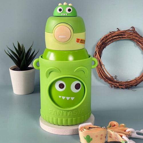 Cute Animal Design Sipper With Silicon Cover