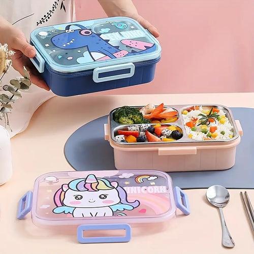 Dino & Unicorn Stainless Lunch Box