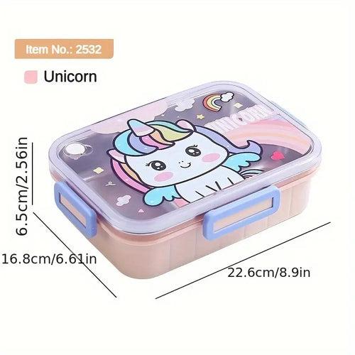 Dino & Unicorn Stainless Lunch Box