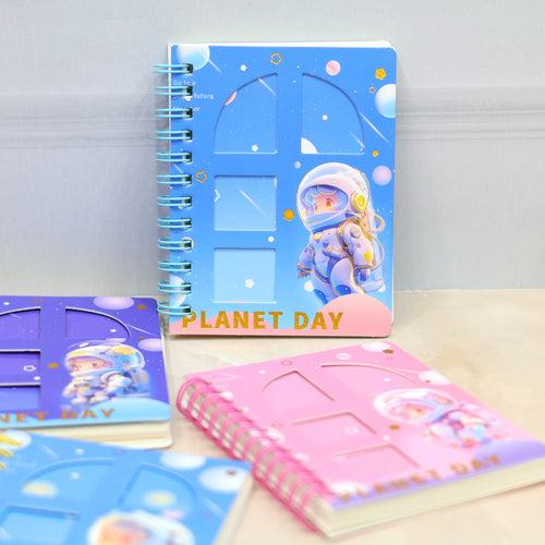 Planet Day Space Spiral Mini Diary