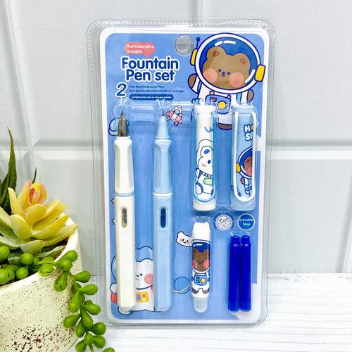 Kawaii Erasable Fountain Pen Set