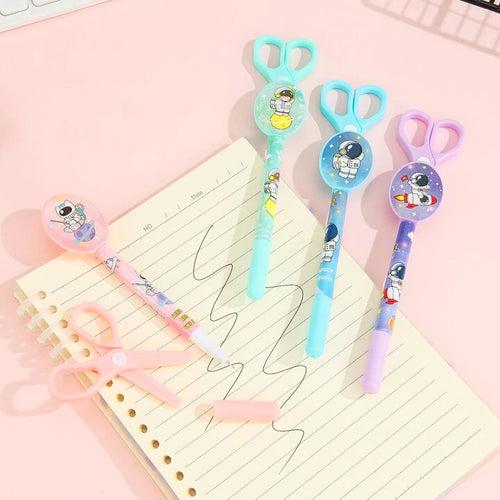 Creative Astronaut Scissors Gel Pen