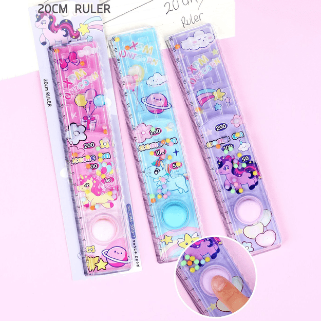 Unicorn Push Bubble Maze Scale | Ruler