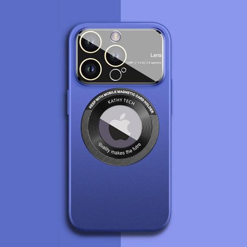 iPhone 14 Series MagSafe Glass Lens Protector Matte Case