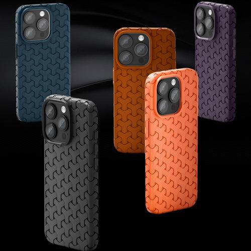 iPhone 14 Series Dissipate Heat Woven Pattern Case