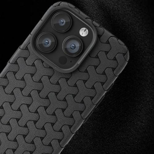 iPhone 14 Series Dissipate Heat Woven Pattern Case