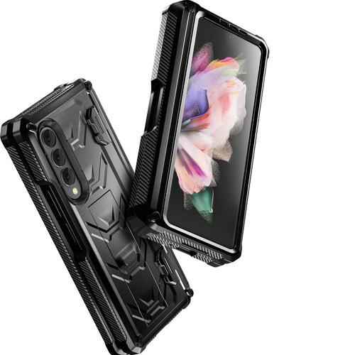Matrix Hinge Shield Kickstand Case With Pen Slot - Samsung