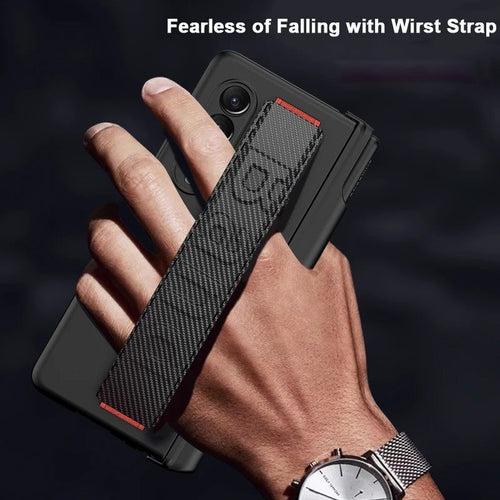 Warrior Shield Magnetic Hinge Pen Holder Wristband Case - Samsung