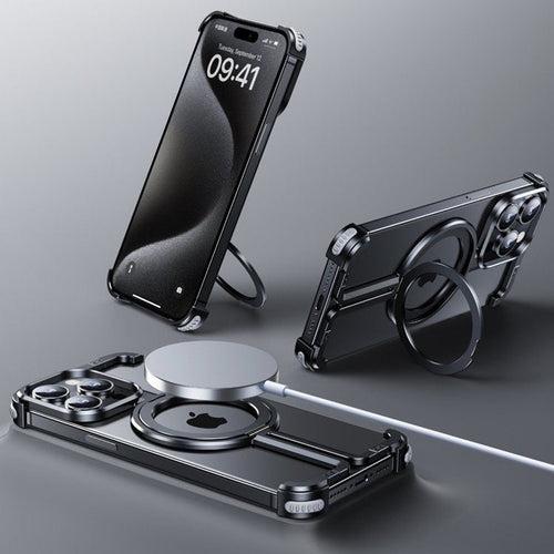 iPhone 14 Series Pivot Guard Magnetic Ring Stand Case