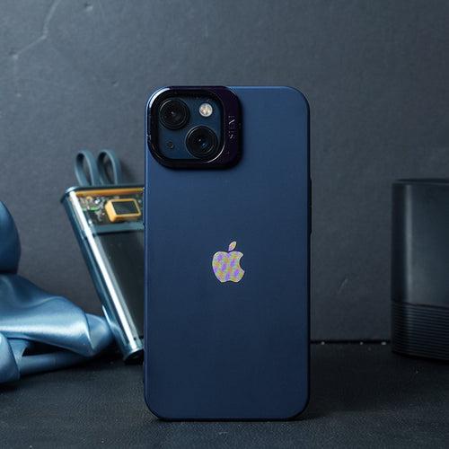 iPhone 14 Series Clear Camera Protector Hidden Stand Logo Case