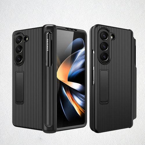 Galaxy Z Fold5 Elegant Hinged Case With Kickstand