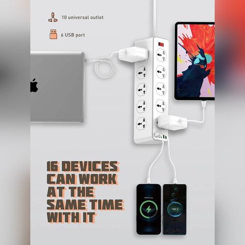 Swift Charge Universal 10X Charging Station Power Socket