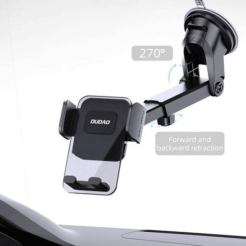 Flexi Grip Suction Cup Car Mount Phone Holder with Retractable Stand