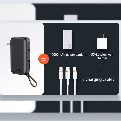 WiWU™ PowerPro 3-in-1 Fast Wall Charger Power Station