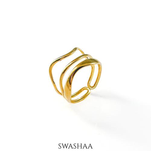 Irish 18K Gold Plated Ring