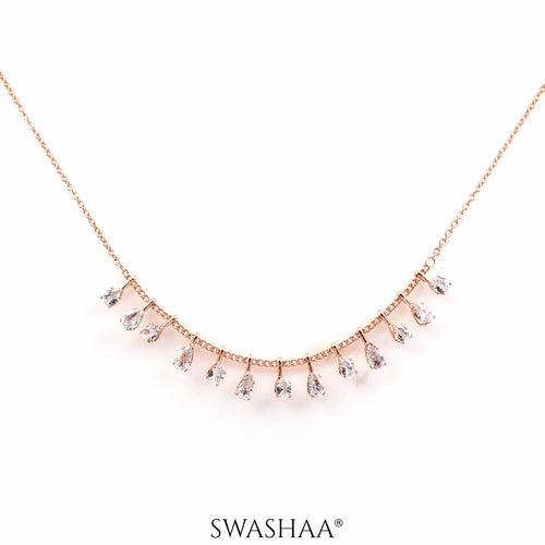 Kylise Rosegold Plated Choker