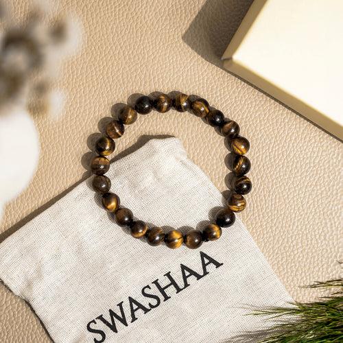 Tiger Eye Women's Beaded Bracelet