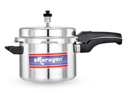 Murugan Anti Bulge Aluminium Outer Lid Pressure Cooker