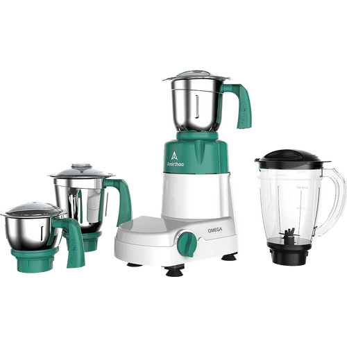 Amirthaa Omega 4 Jars 750 Watts Mixer Grinder (Green)