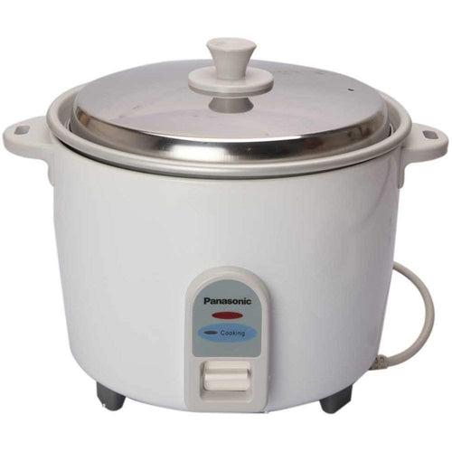Panasonic SR-WA10E 450 watts | 0.6Kg of Rice 1.0 Liter | Rice Cooker, White