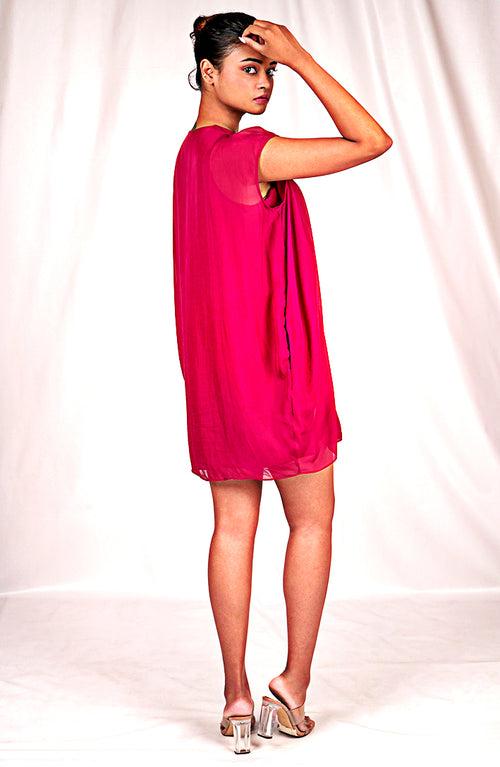 SEESA-Pink flowy summer dress