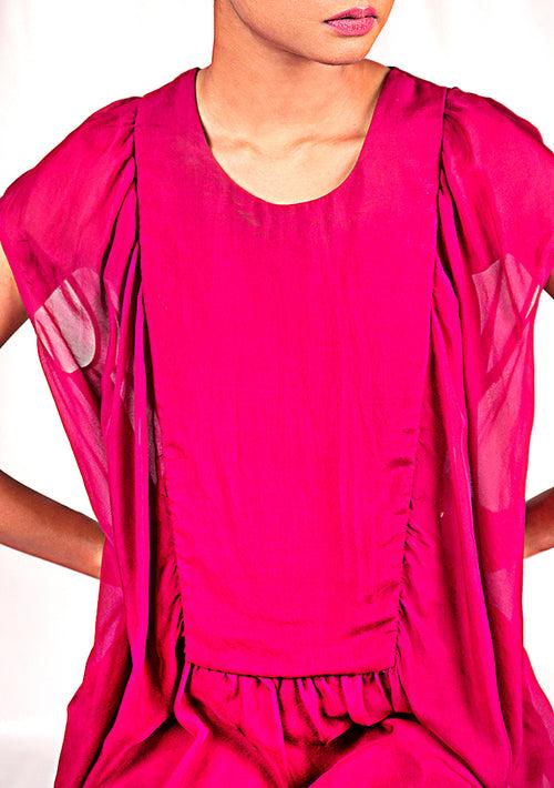 SEESA-Pink flowy summer dress