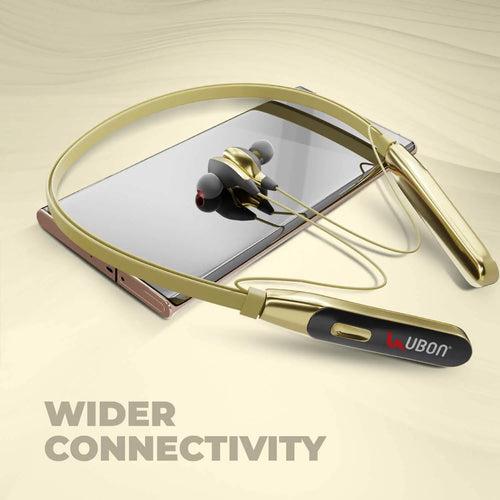 Ubon Quick-C Rainbow Series Golden CL-50 Wireless Neckband