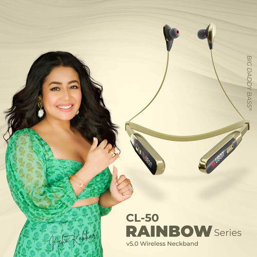 Ubon Quick-C Rainbow Series Golden CL-50 Wireless Neckband