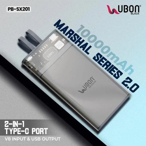 UBON Marshal Series PB-SX201 10000 mAh Power Bank