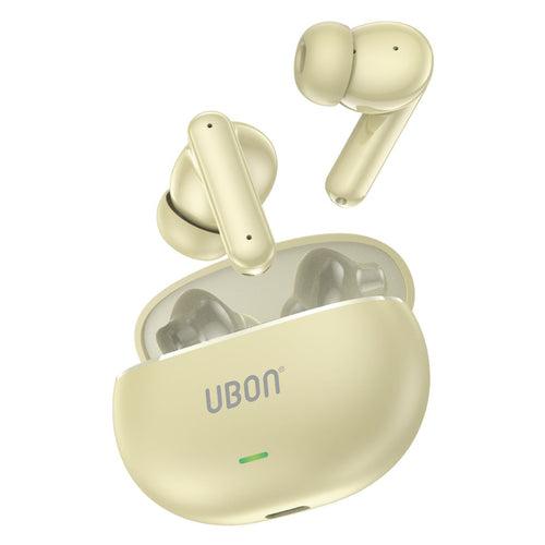 UBON J20 True Wireless Earbuds – Premium Bluetooth 5.3, Noise Cancelling, Long Battery Life, Comfortable Fit, Built-In Microphone, and Touch Controls