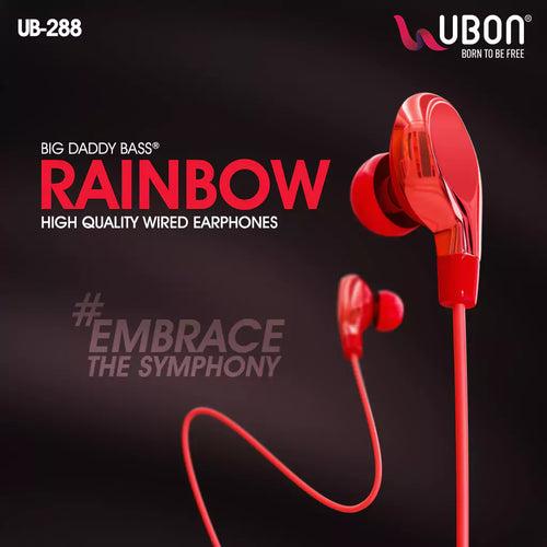 Ubon Rainbow UB-288 Wired Earphones