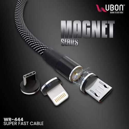 UBON Magnet Series WR-444 40W 3-IN-1 Cable