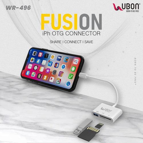 Ubon Fusion WR-496 iPhone OTG Connector