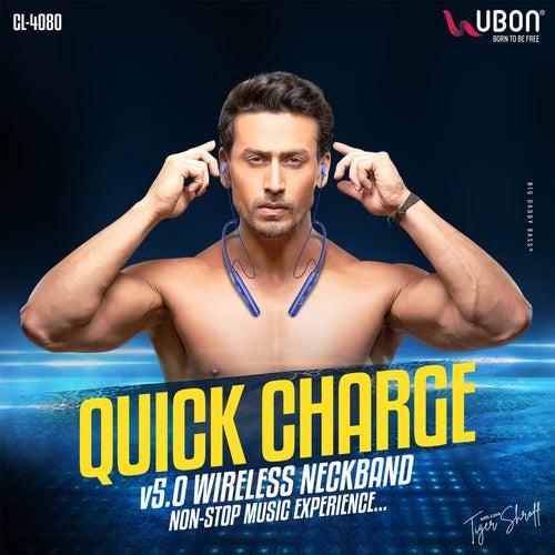 Ubon Quick Charge CL-4080 Wireless Neckband.