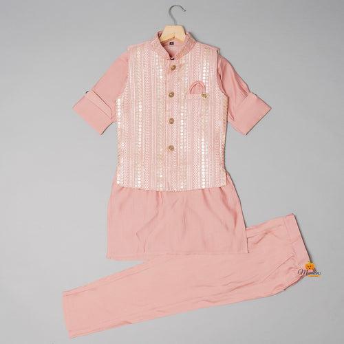 Onion & Mustard Kurta Pajama for Boys