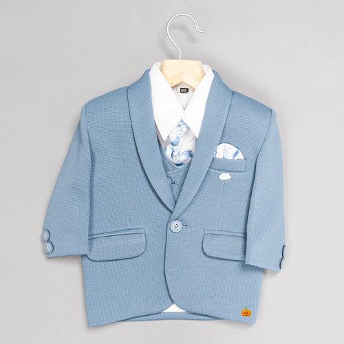 Blue Boys Suit with Tie