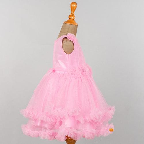 Glittery Frill Frock for Girls