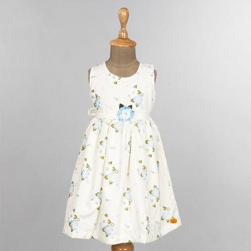 Printed Cotton Frock for Girls