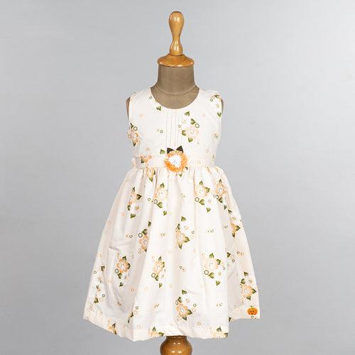 Printed Cotton Frock for Girls