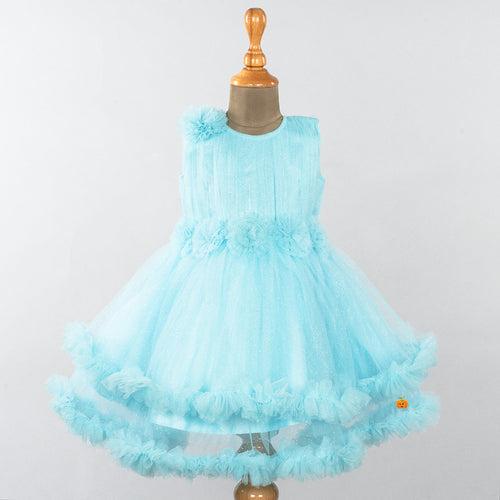 Glittery Frill Frock for Girls