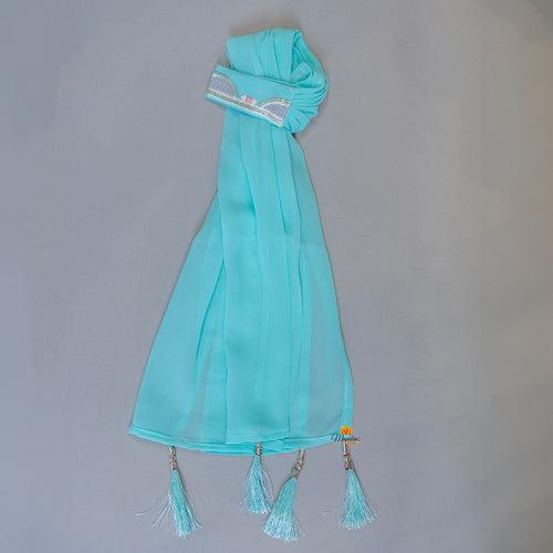 Sea Green Girls Palazzo Suit