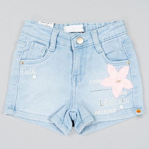 Floral Pattern Girls Shorts