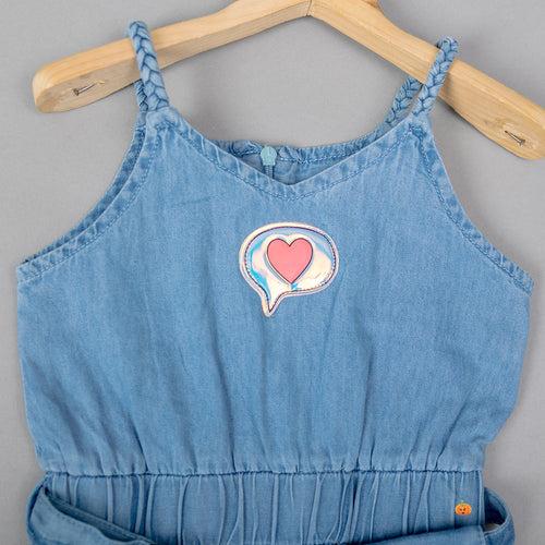 Denim Jump Suit for Girls